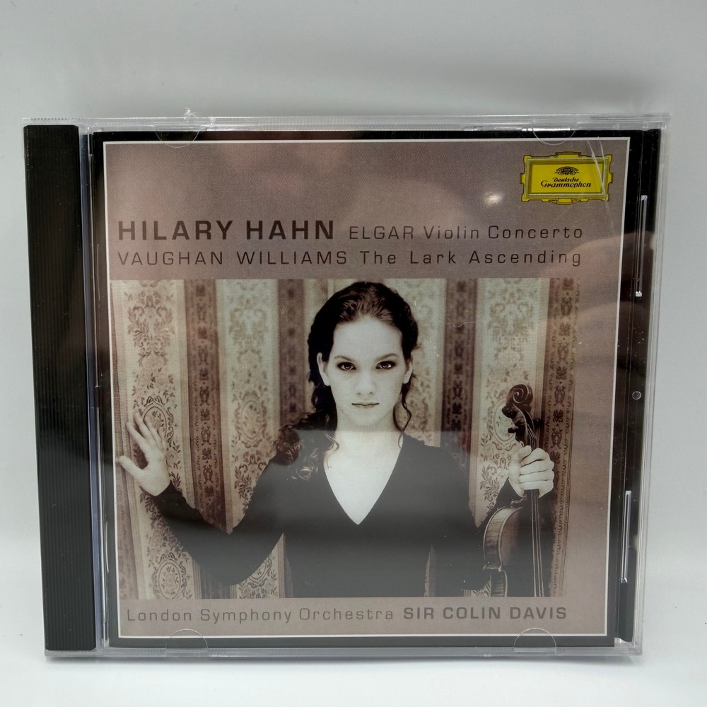 Hilary Hahn Elgar Violin Concerto Vaughan Williams Lark Ascending CD 2004 DG LSO